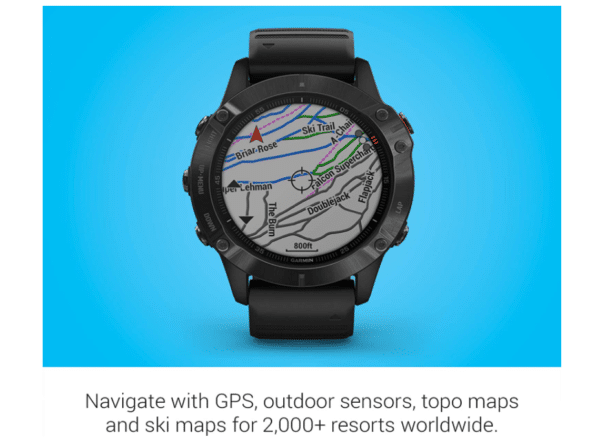 Garmin Fenix 6X Pro - Black with Black Band - Image 4